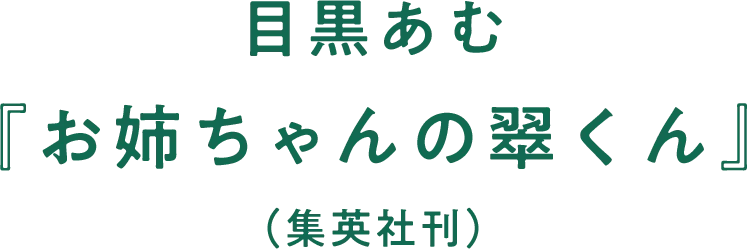 目黒あむ　お姉ちゃんの翠くん（集英社刊）